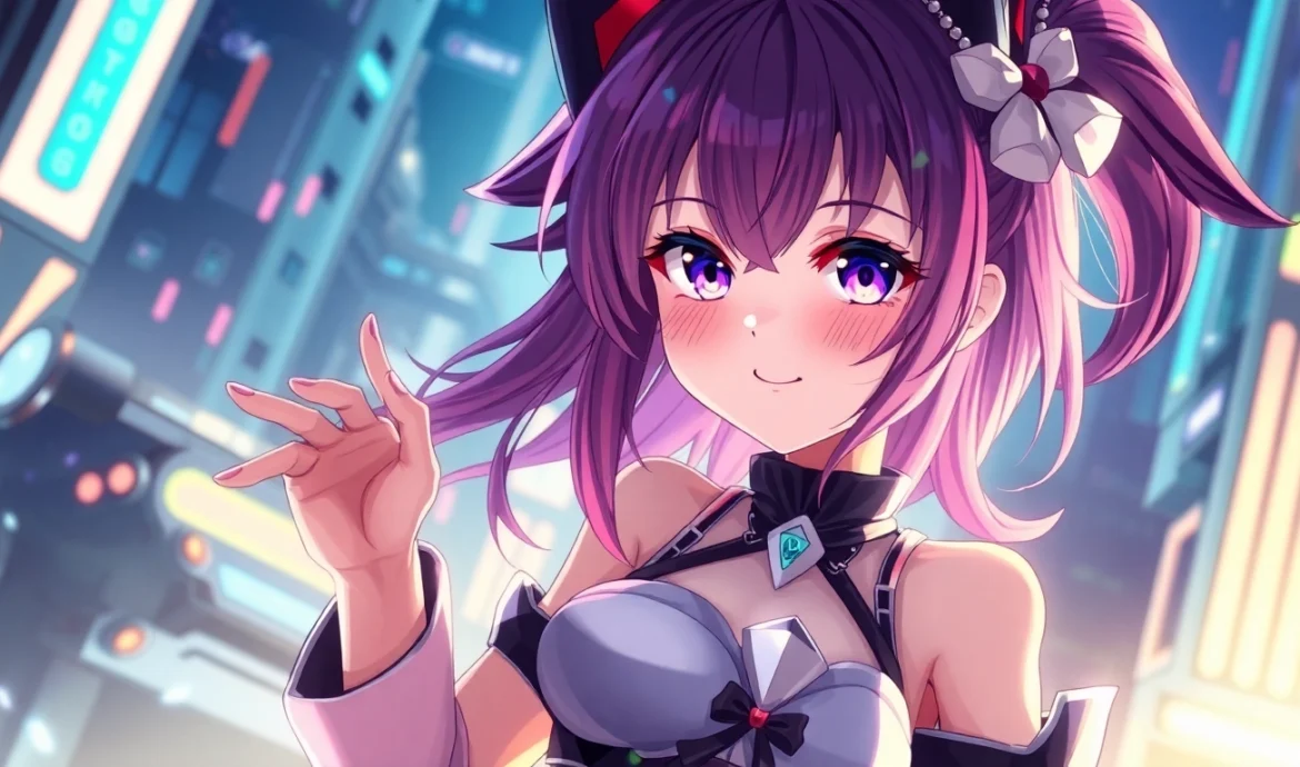 AI generated hentai depicting detailed fantasy characters engaging in vibrant scenarios with realistic expressions and dynamic poses.